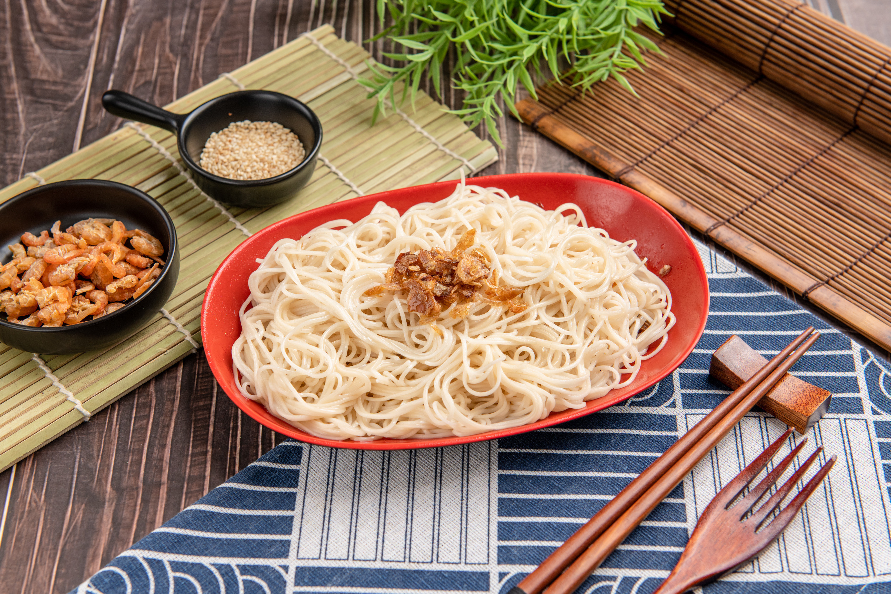 古早味紅蔥油乾麵線（小份）